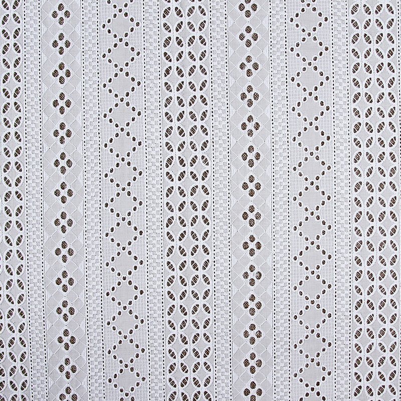 Embroidered Fabric Dress Cutwork 100% Cotton for Women's Wear Wholesal 4